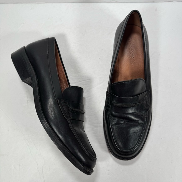 Madewell Shoes - Madewell The Elinor Loafer In Black Leather Women Size 7